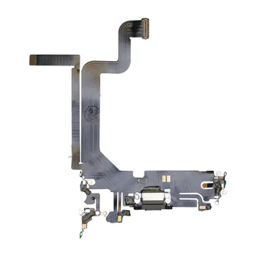 Charge Port Flex for iPhone 14 Pro Max (Space Black) (Aftermarket)