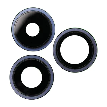 Sapphire Glass Camera Lens & Bezel Set for iPhone 15 Pro (Blue Titanium)