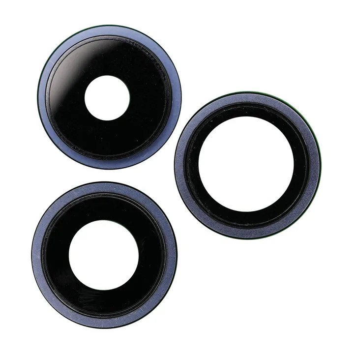 Sapphire Glass Camera Lens & Bezel Set for iPhone 15 Pro (Blue Titanium)