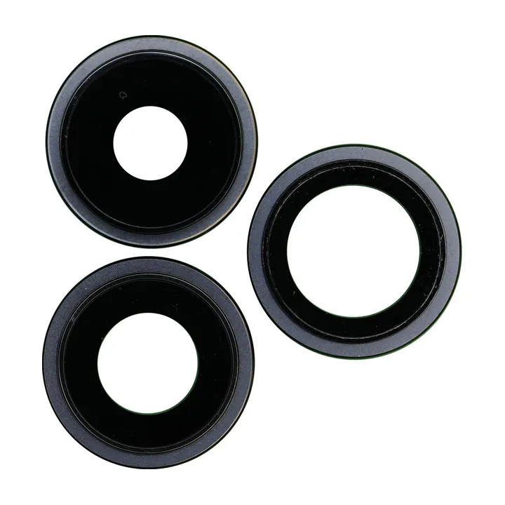 Sapphire Glass Camera Lens & Bezel Set for iPhone 15 Pro (Black Titanium)