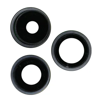 Glass Camera Lenses & Bezel Set for iPhone 15 Pro (Black Titanium)