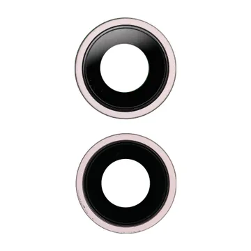 Sapphire Glass Camera Lens & Bezel Set for iPhone 15 & 15 Plus (Pink)
