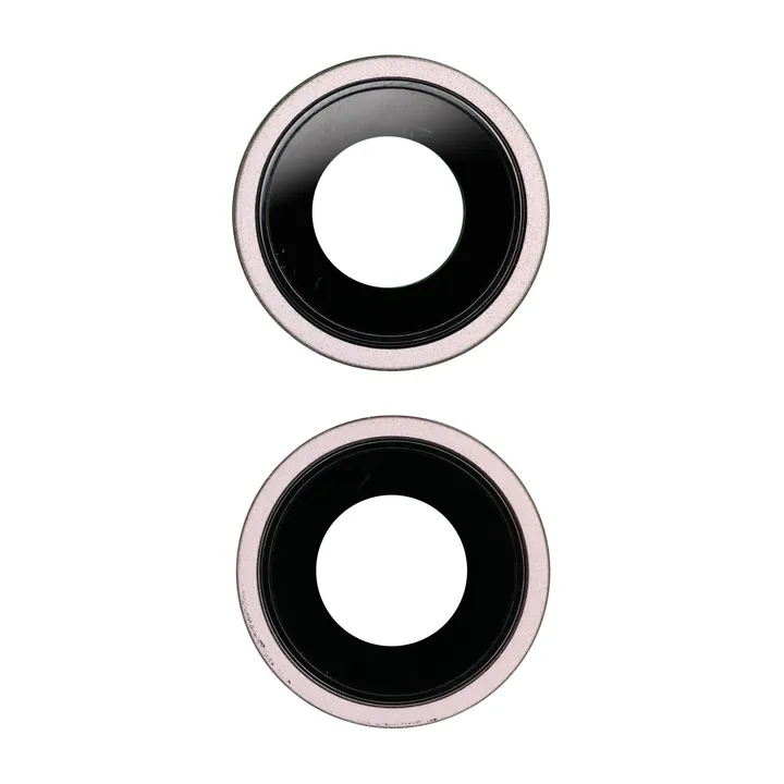 Sapphire Glass Camera Lens & Bezel Set for iPhone 15 & 15 Plus (Pink)