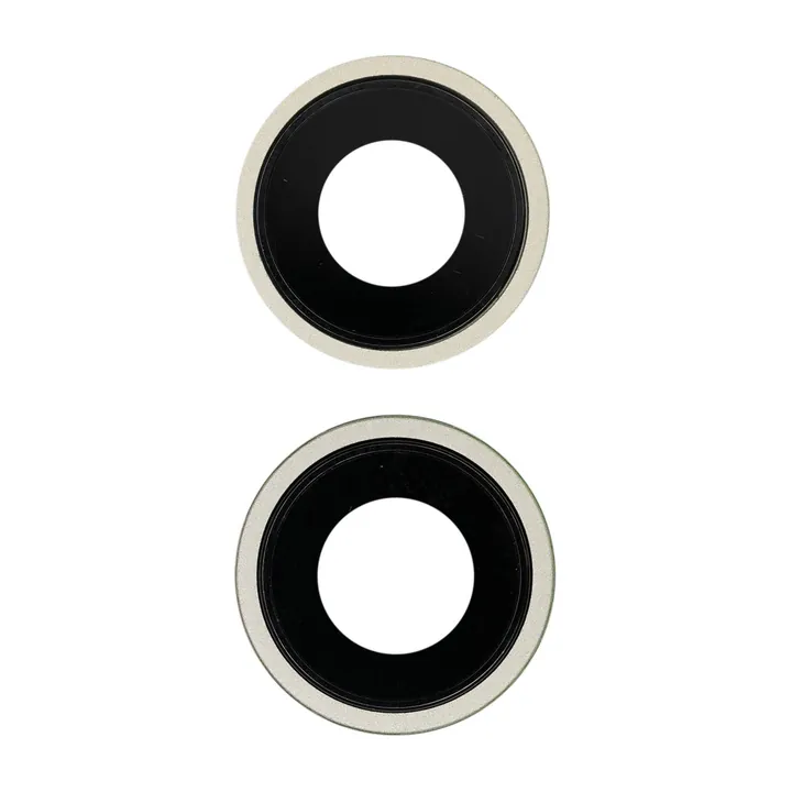 Sapphire Glass Camera Lens & Bezel Set for iPhone 15 & 15 Plus (Yellow)