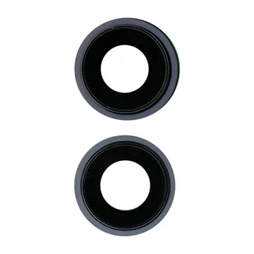 Sapphire Glass Camera Lens & Bezel Set for iPhone 15 & 15 Plus (Black)