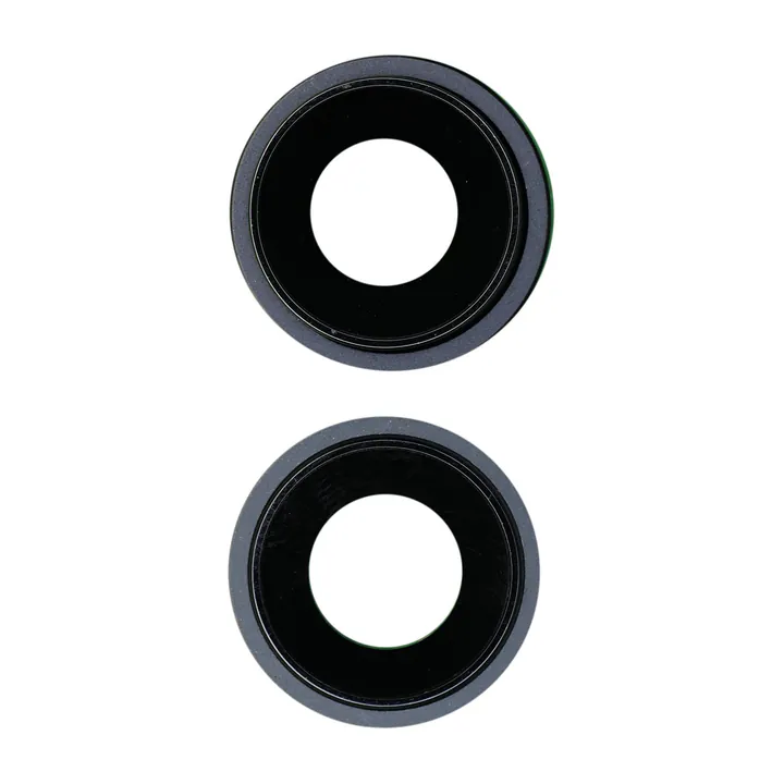Sapphire Glass Camera Lens & Bezel Set for iPhone 15 & 15 Plus (Black)