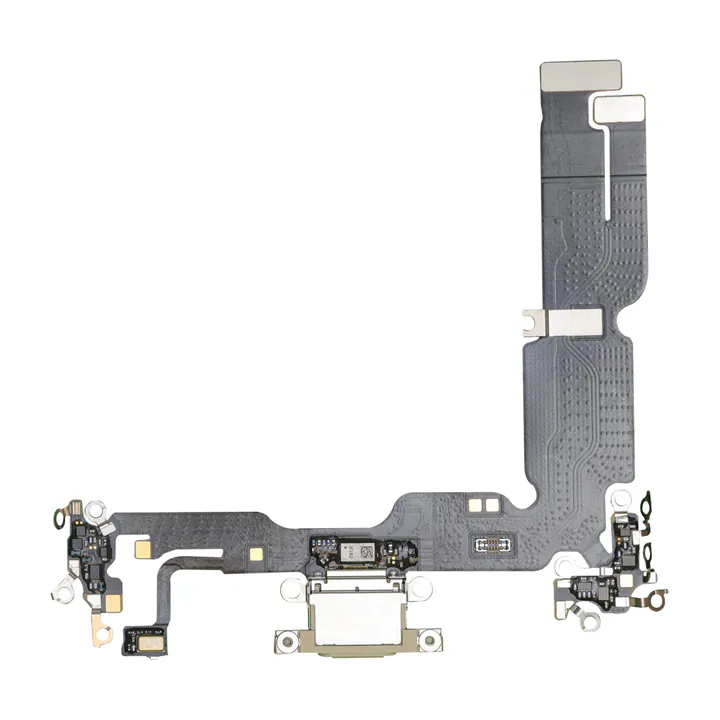Charge Port Flex for iPhone 15 Plus (Yellow)