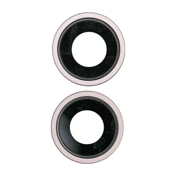 Glass Camera Lenses & Bezel Set for iPhone 15 & 15 Plus (Pink)