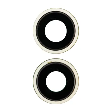 Glass Camera Lenses & Bezel Set for iPhone 15 & 15 Plus (Yellow)