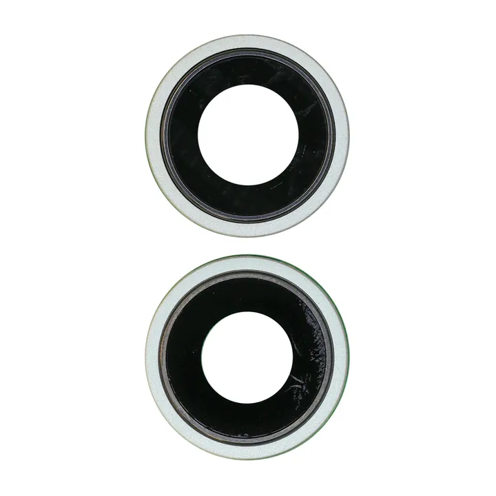 Glass Camera Lenses & Bezel Set for iPhone 15 & 15 Plus (Green)
