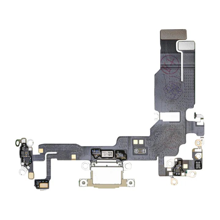 Charge Port Flex for iPhone 15 (Yellow)