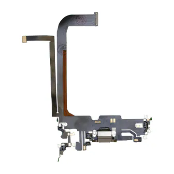 Charge Port Flex for iPhone 13 Pro Max (Gold) (Aftermarket)