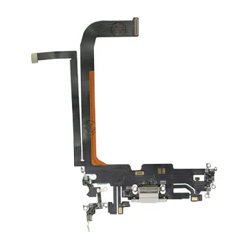 Charge Port Flex for iPhone 13 Pro Max (Silver) (Aftermarket)