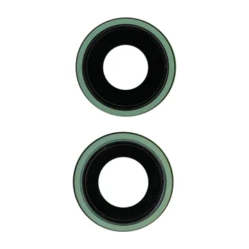 Glass Camera Lenses & Bezel Set for iPhone 13 & 13 Mini (Green)