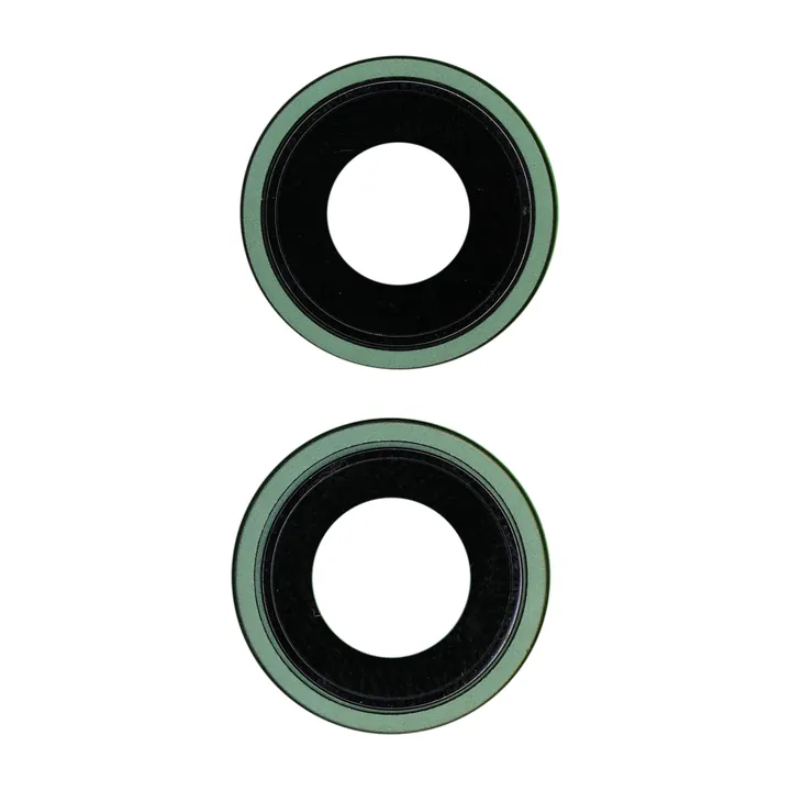 Glass Camera Lenses & Bezel Set for iPhone 13 & 13 Mini (Green)