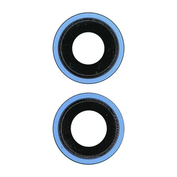 Sapphire Glass Camera Lens & Bezel Set for iPhone 13 & 13 Mini (Blue)