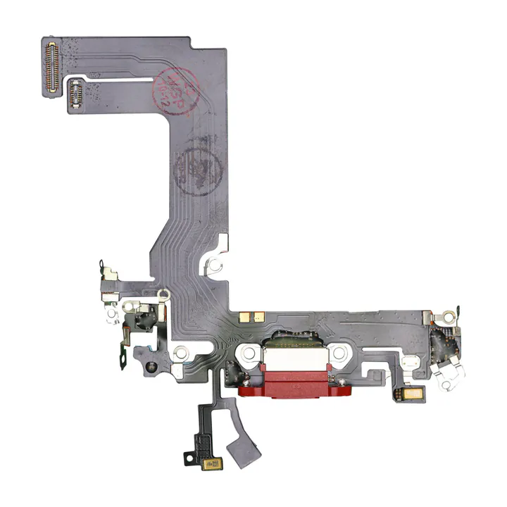 Charge Port Flex for iPhone 13 Mini (Red) (Aftermarket)