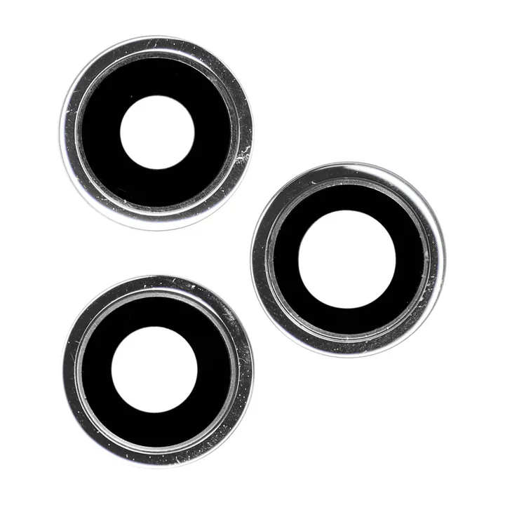 Sapphire Glass Camera Lens & Bezel Set for iPhone 12 Pro Max (Silver)