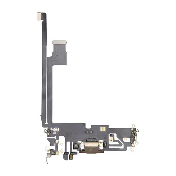 Charge Port Flex for iPhone 12 Pro Max (Gold) (Aftermarket)