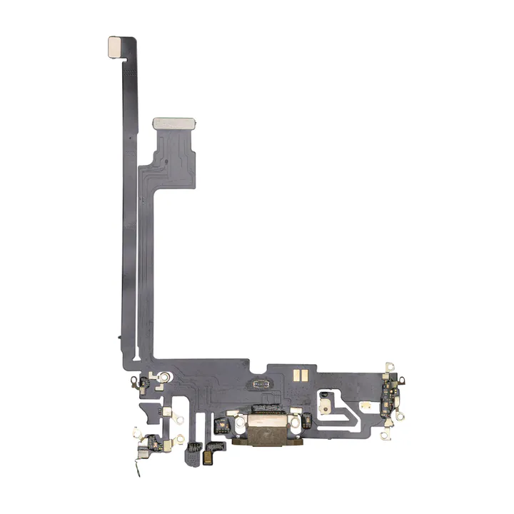Charge Port Flex for iPhone 12 Pro Max (Gold) (Aftermarket)
