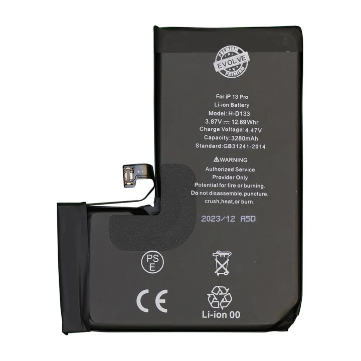 Extended Capacity TI Board Battery for iPhone 13 Pro – Evolve