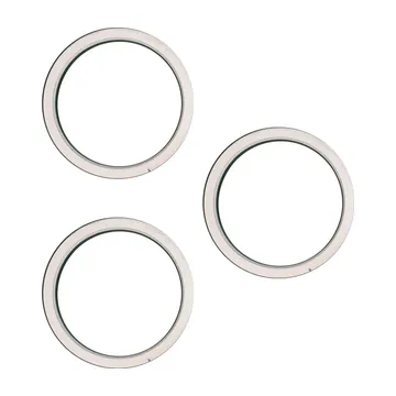 Camera Bezel Ring Set for iPhone 15 Pro Max (White Titanium)