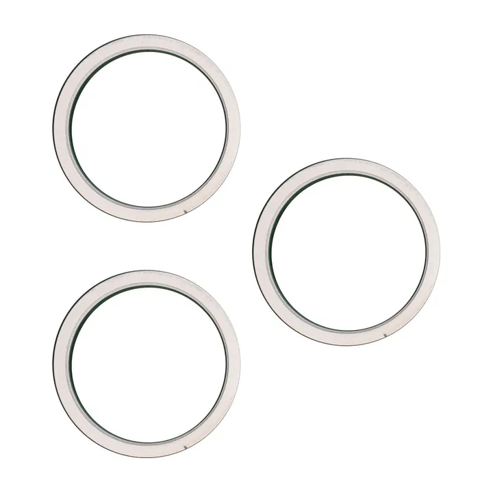Camera Bezel Ring Set for iPhone 15 Pro Max (White Titanium)