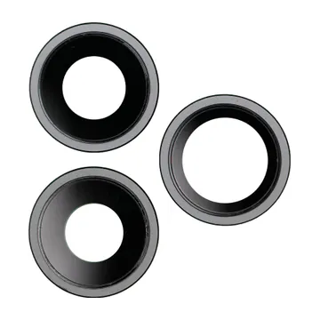 Sapphire Glass Camera Lens & Bezel Set for iPhone 15 Pro Max (Black Titanium)