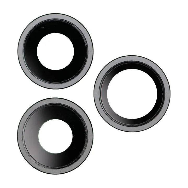 Sapphire Glass Camera Lens & Bezel Set for iPhone 15 Pro Max (Black Titanium)
