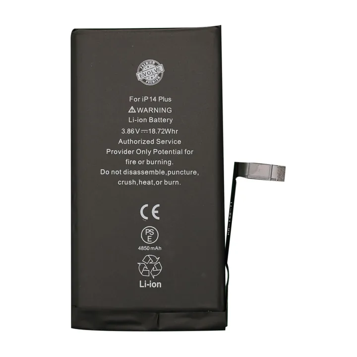 Extended Capacity TI Board Battery for iPhone 14 Plus – Evolve