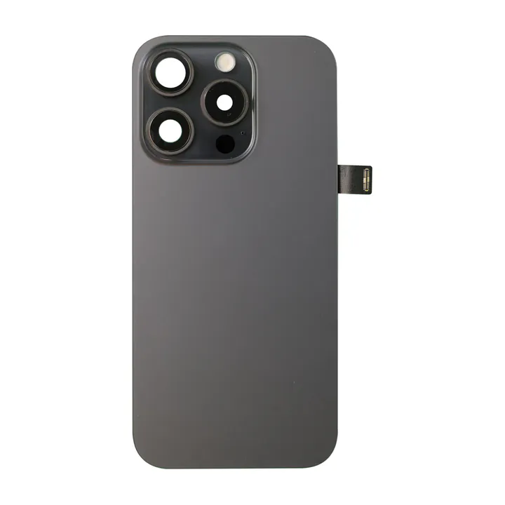 Complete Back Glass Assembly for iPhone 15 Pro (Black Titanium)