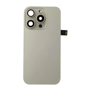 Complete Back Glass Assembly for iPhone 15 Pro (Natural Titanium)