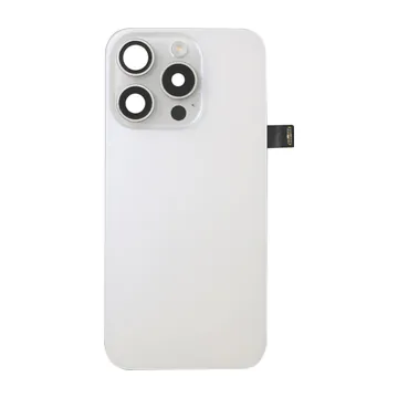 Complete Back Glass Assembly for iPhone 15 Pro (White Titanium)