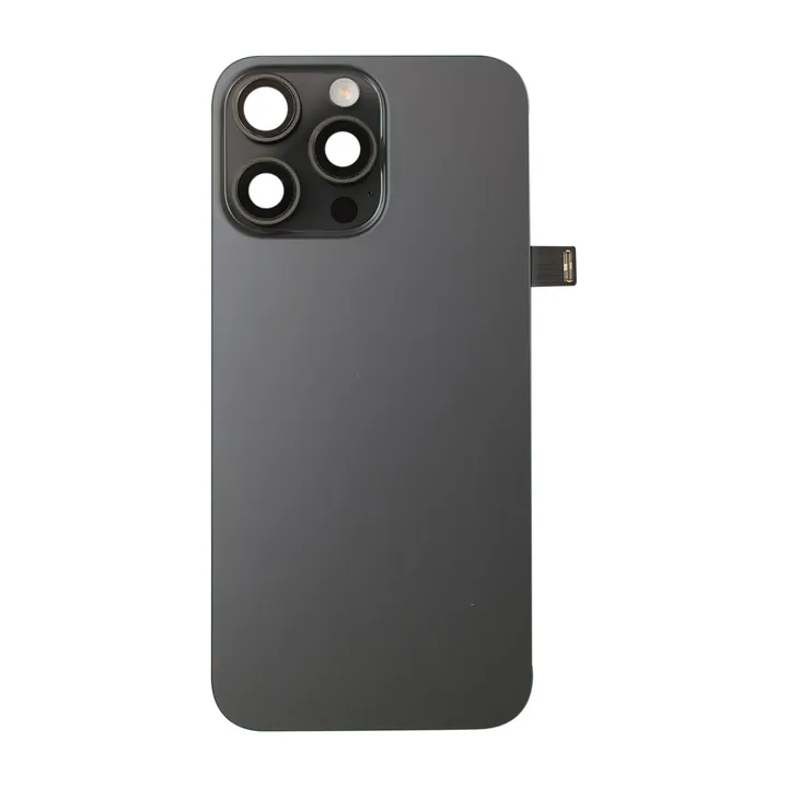 Complete Back Glass Assembly for iPhone 15 Pro Max (Black Titanium)