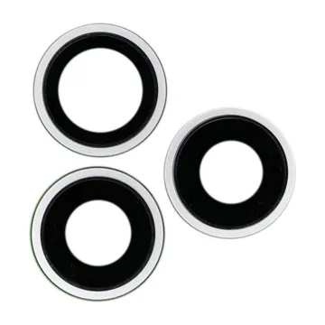 Sapphire Glass Camera Lens & Bezel Set for iPhone 16 Pro & 16 Pro Max (White Titanium)