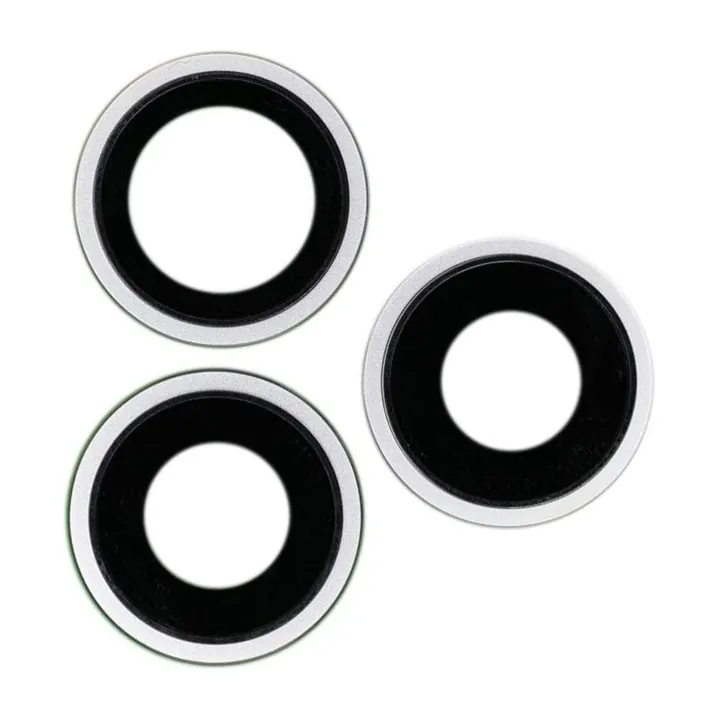 Sapphire Glass Camera Lens & Bezel Set for iPhone 16 Pro & 16 Pro Max (White Titanium)