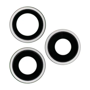 Sapphire Glass Camera Lens & Bezel Set for iPhone 16 Pro & 16 Pro Max (Natural Titanium)