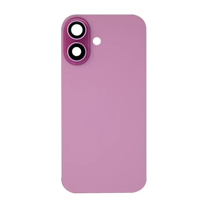 Back Glass, Magnets, & Camera Lenses for iPhone 16 (Pink)
