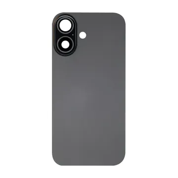 Back Glass, Magnets, & Camera Lenses for iPhone 16 (Black)
