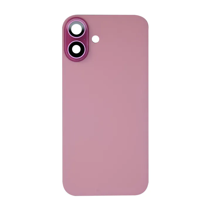 Back Glass, Magnets, & Camera Lenses for iPhone 16 Plus (Pink)