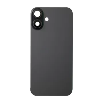 Back Glass, Magnets, & Camera Lenses for iPhone 16 Plus (Black)