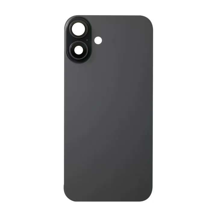 Back Glass, Magnets, & Camera Lenses for iPhone 16 Plus (Black)