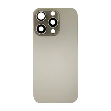 Back Glass, Magnets, & Camera Lenses for iPhone 16 Pro (Natural Titanium)