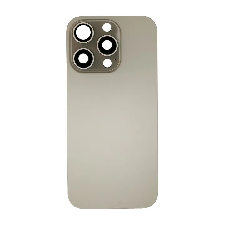 Back Glass, Magnets, & Camera Lenses for iPhone 16 Pro (Natural Titanium)