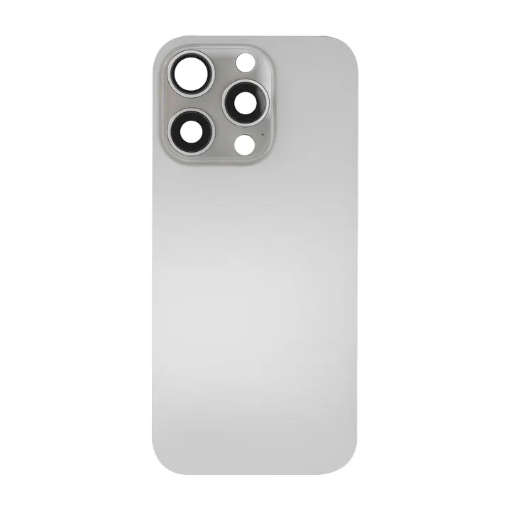 Back Glass, Magnets, & Camera Lenses for iPhone 16 Pro (White Titanium)