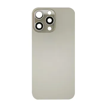 Back Glass, Magnets, & Camera Lenses for iPhone 16 Pro Max (Natural Titanium)
