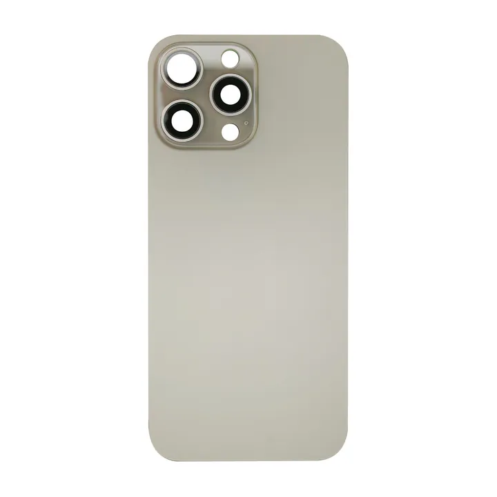 Back Glass, Magnets, & Camera Lenses for iPhone 16 Pro Max (Natural Titanium)