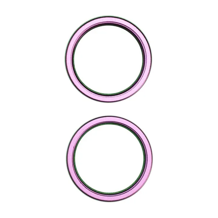 Camera Bezel Ring Set for iPhone 16 & 16 Plus (Pink)