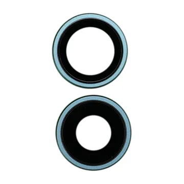 Sapphire Glass Camera Lens & Bezel Set for iPhone 16 & 16 Plus (Teal)