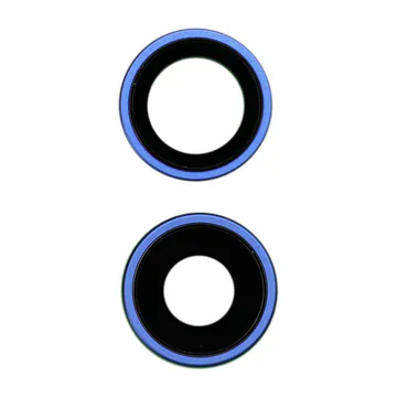 Sapphire Glass Camera Lens & Bezel Set for iPhone 16 & 16 Plus (Ultramarine)